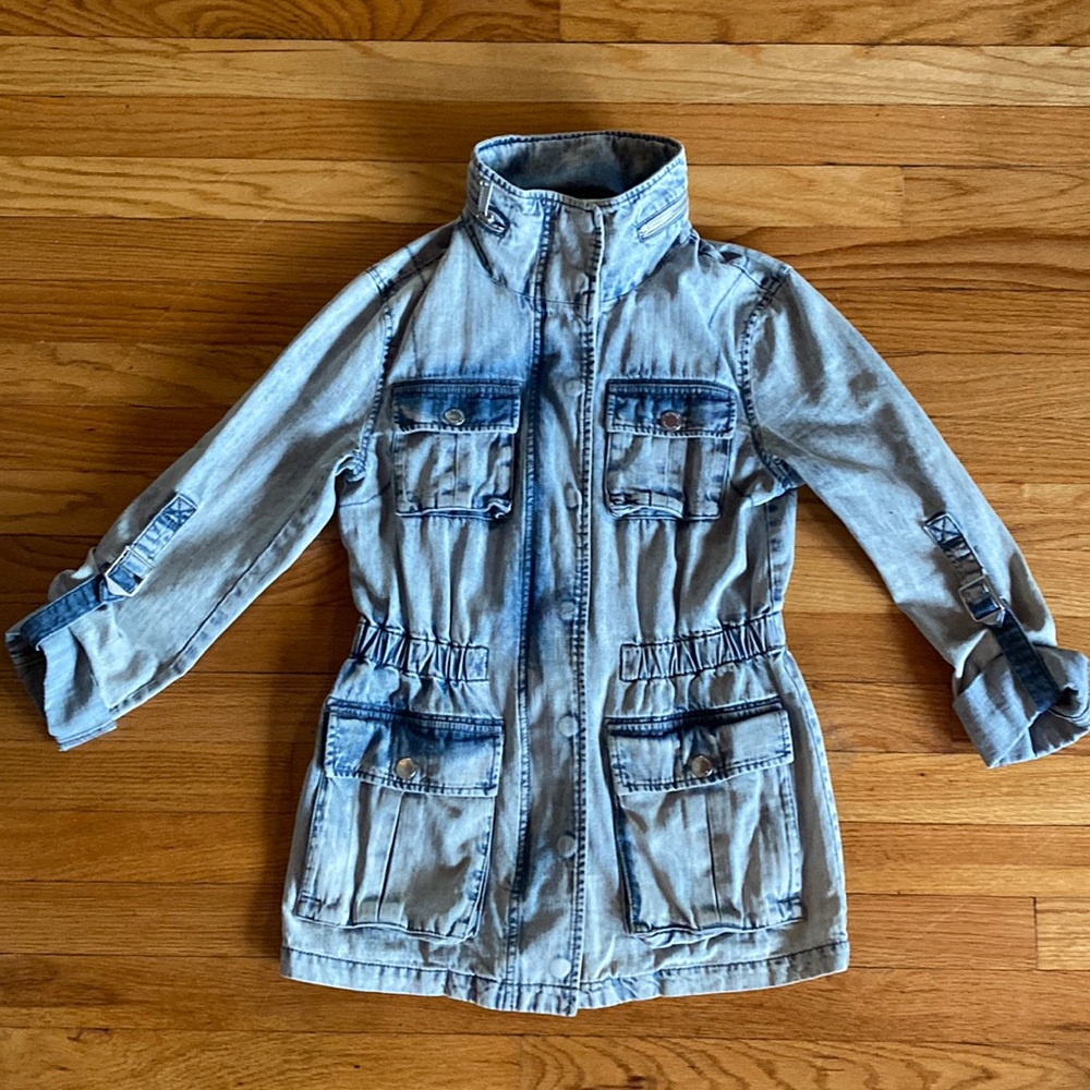 Bcbg Generation Fitted Jean Jacket - image 1